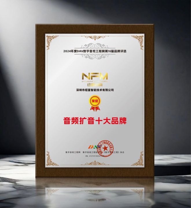 024年度音频扩音十大品牌”名单公布！K8凯发登录喜讯来袭！ DAV01“2(图2)