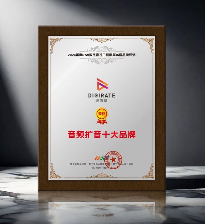 024年度音频扩音十大品牌”名单公布！K8凯发登录喜讯来袭！ DAV01“2(图5)